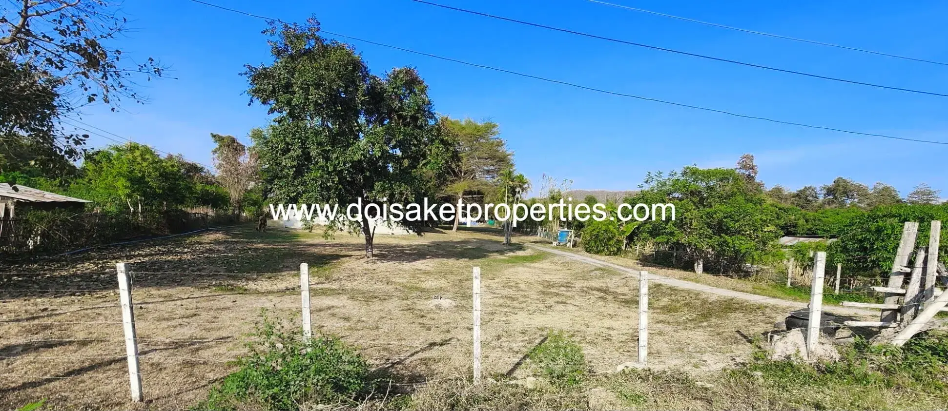 (LS395-02) 2 Rai of Nice Land for Sale in Mae Pong, Doi Saket, Chiang Mai