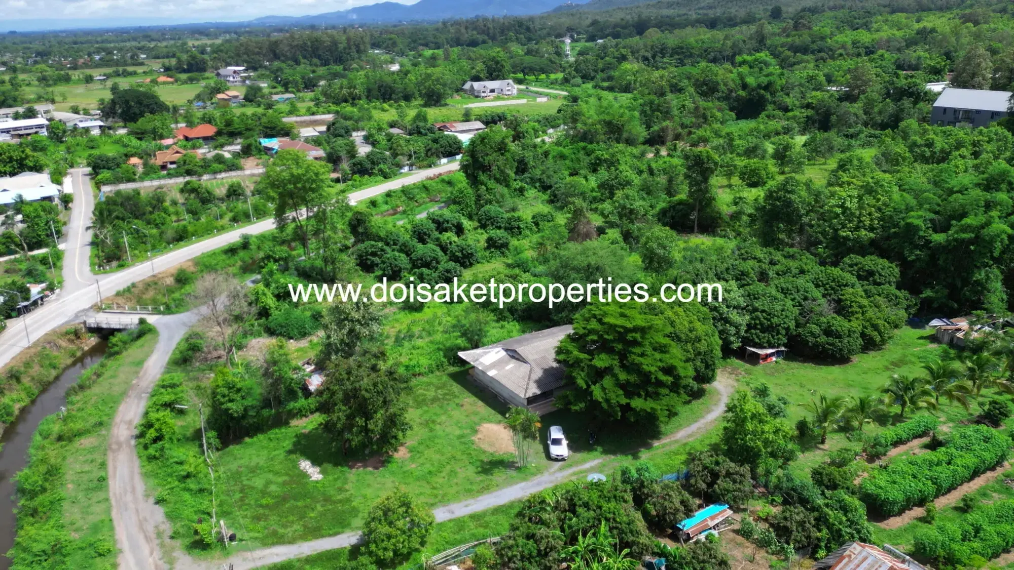 (LS395-02) 2 Rai of Nice Land for Sale in Mae Pong, Doi Saket, Chiang Mai
