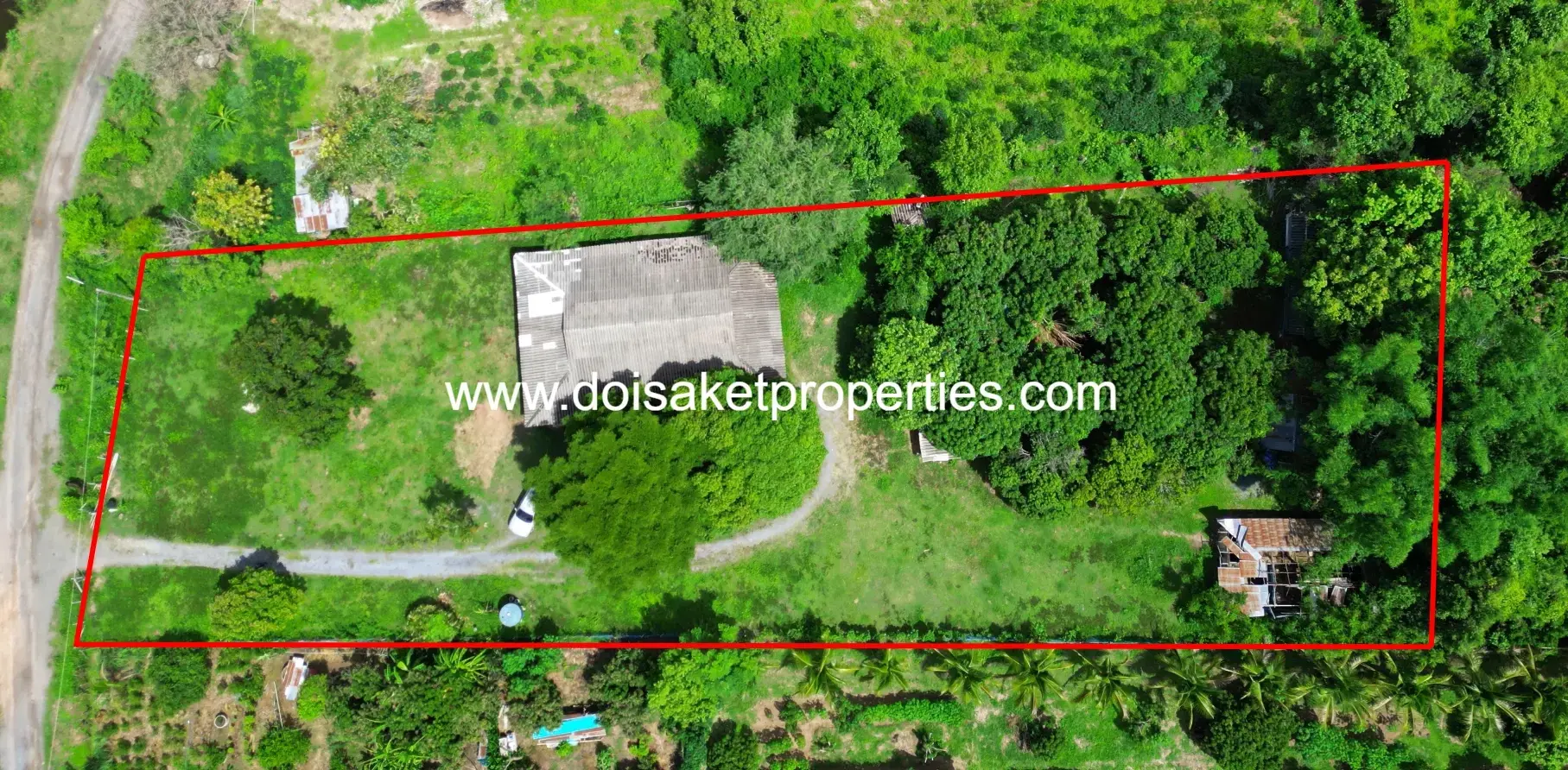 (LS395-02) 2 Rai of Nice Land for Sale in Mae Pong, Doi Saket, Chiang Mai