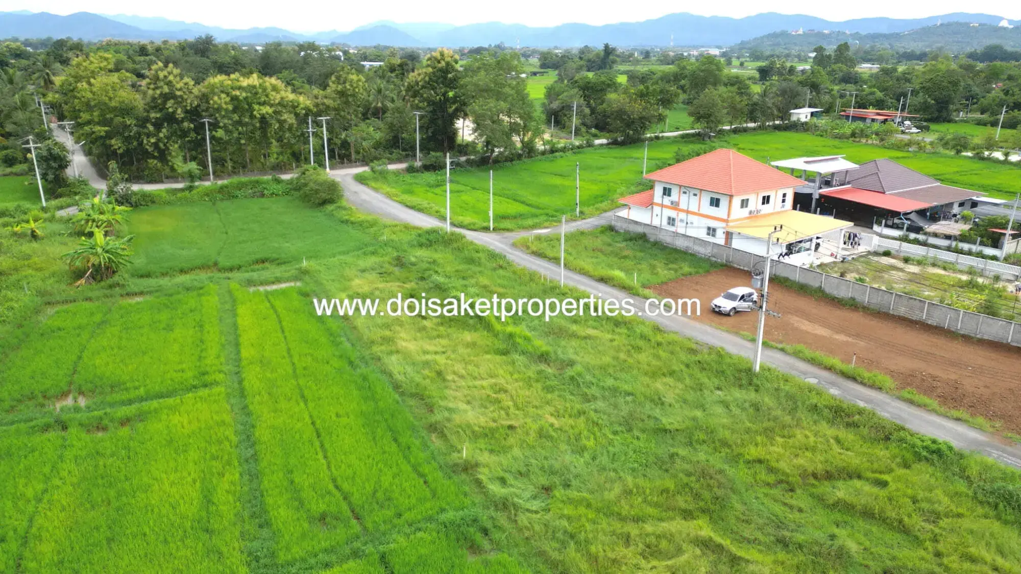 (LS397-00) Nice 2 Ngan Plot of Land for Sale in Choeng Doi, Doi Saket, Chiang Mai