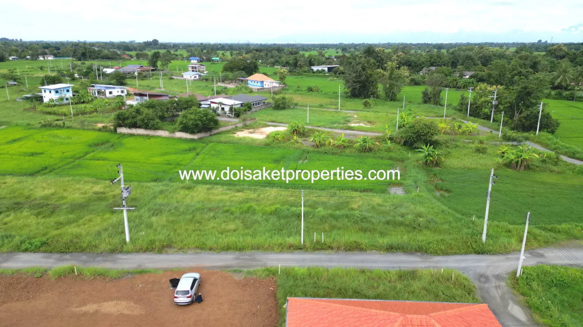 (LS397-00) Nice 2 Ngan Plot of Land for Sale in Choeng Doi, Doi Saket, Chiang Mai