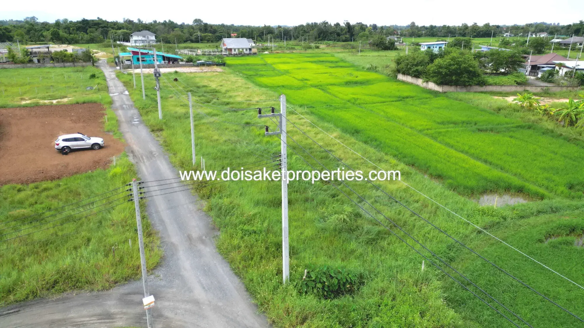 (LS397-00) Nice 2 Ngan Plot of Land for Sale in Choeng Doi, Doi Saket, Chiang Mai