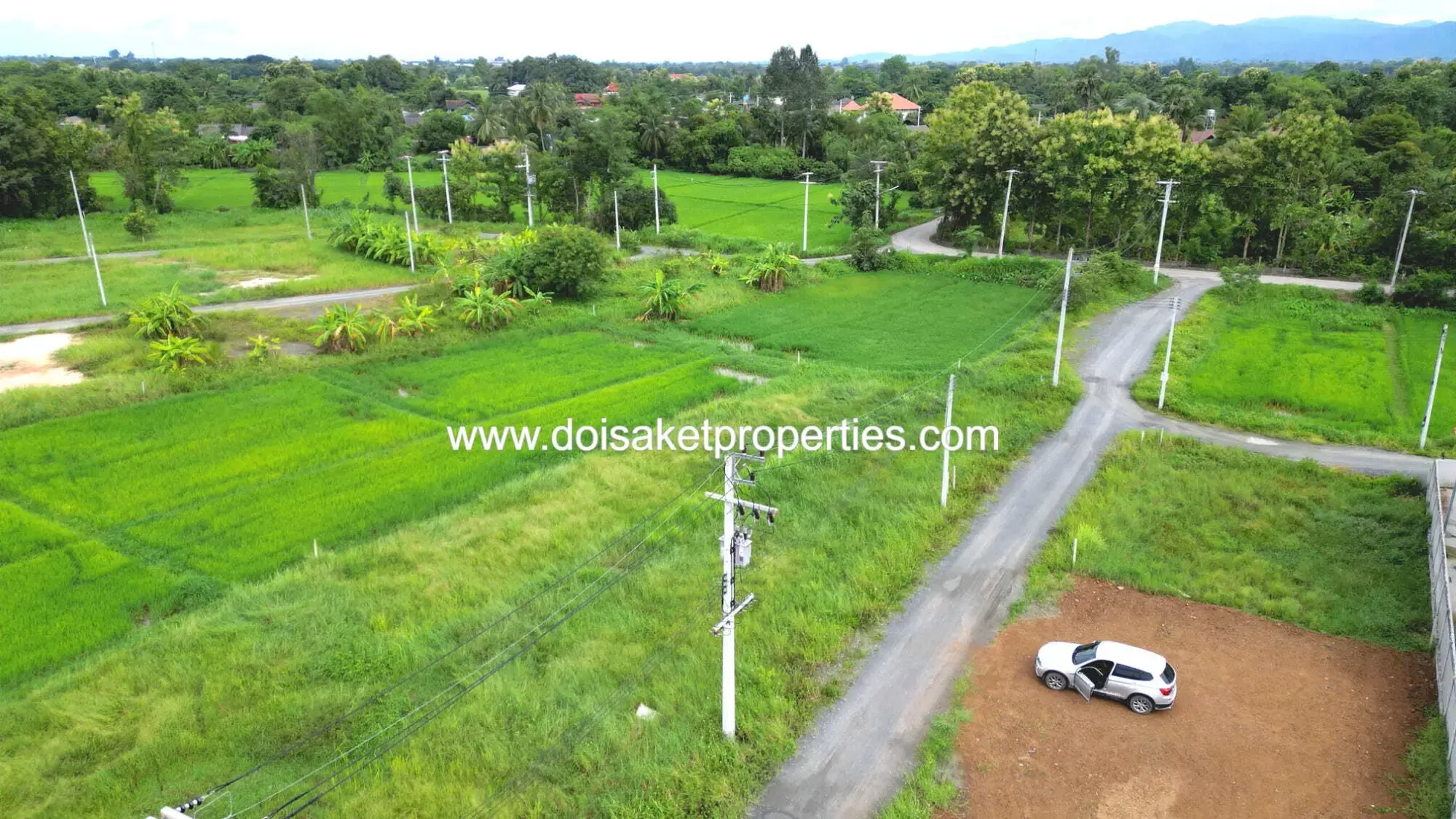 (LS397-00) Nice 2 Ngan Plot of Land for Sale in Choeng Doi, Doi Saket, Chiang Mai