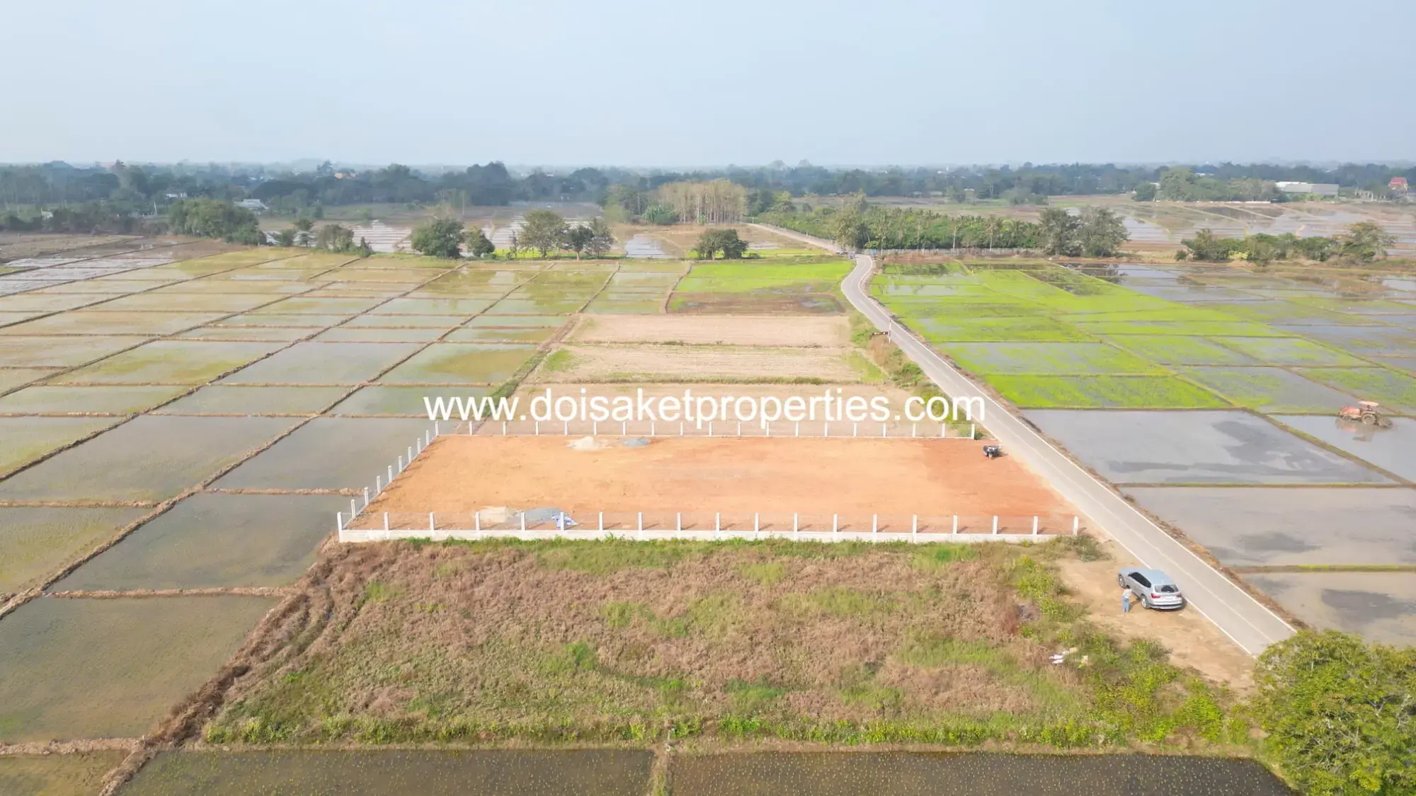 (LS401-00) Great Plot of Land with Stunning Views and Tranquil Setting for Sale in Pa Pong, Doi Saket, Chiang Mai
