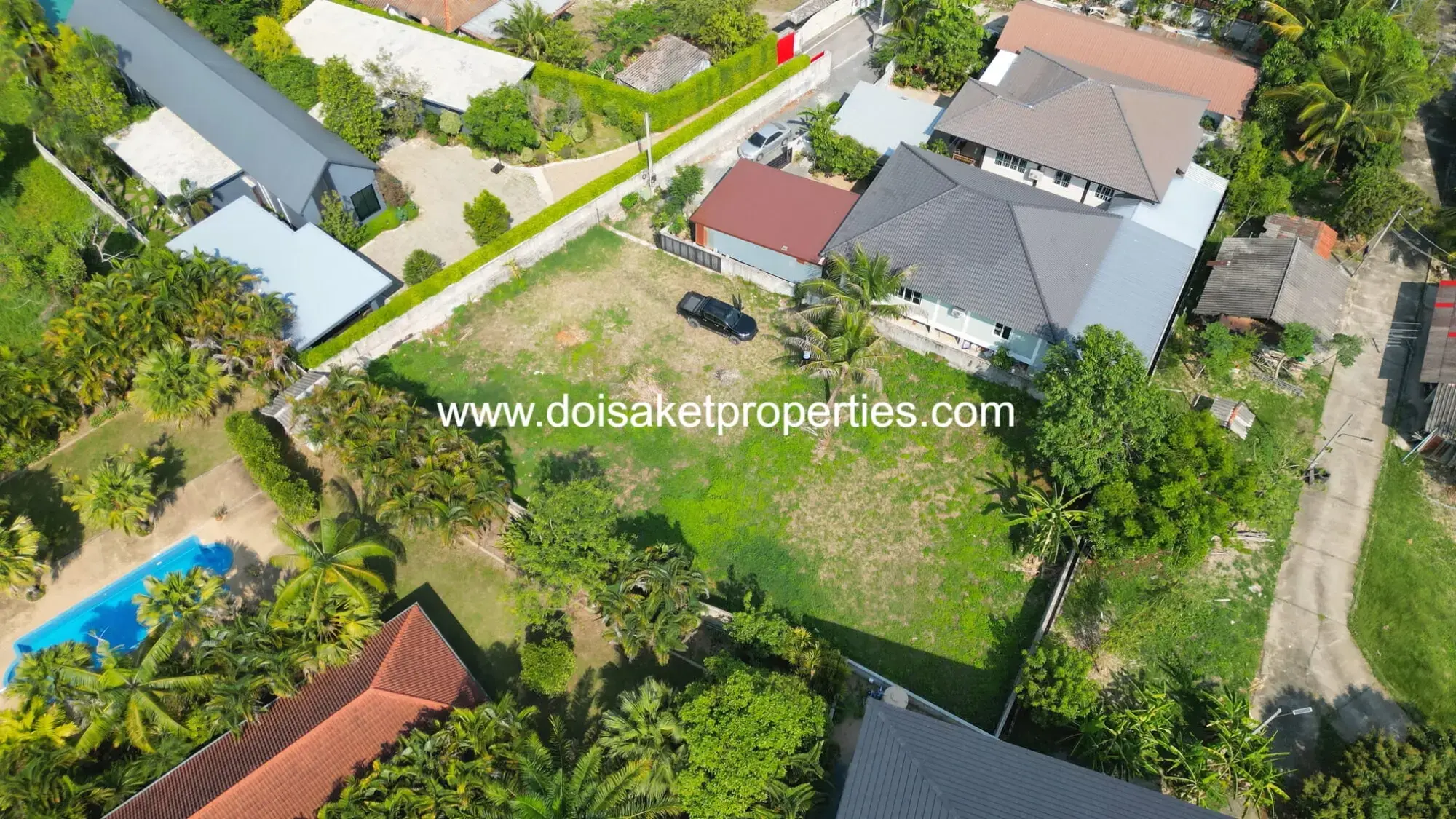 (LS410-00) Great Ready-to-Build Plot of Land for Sale in San Na Meng, San Sai, Chiang Mai
