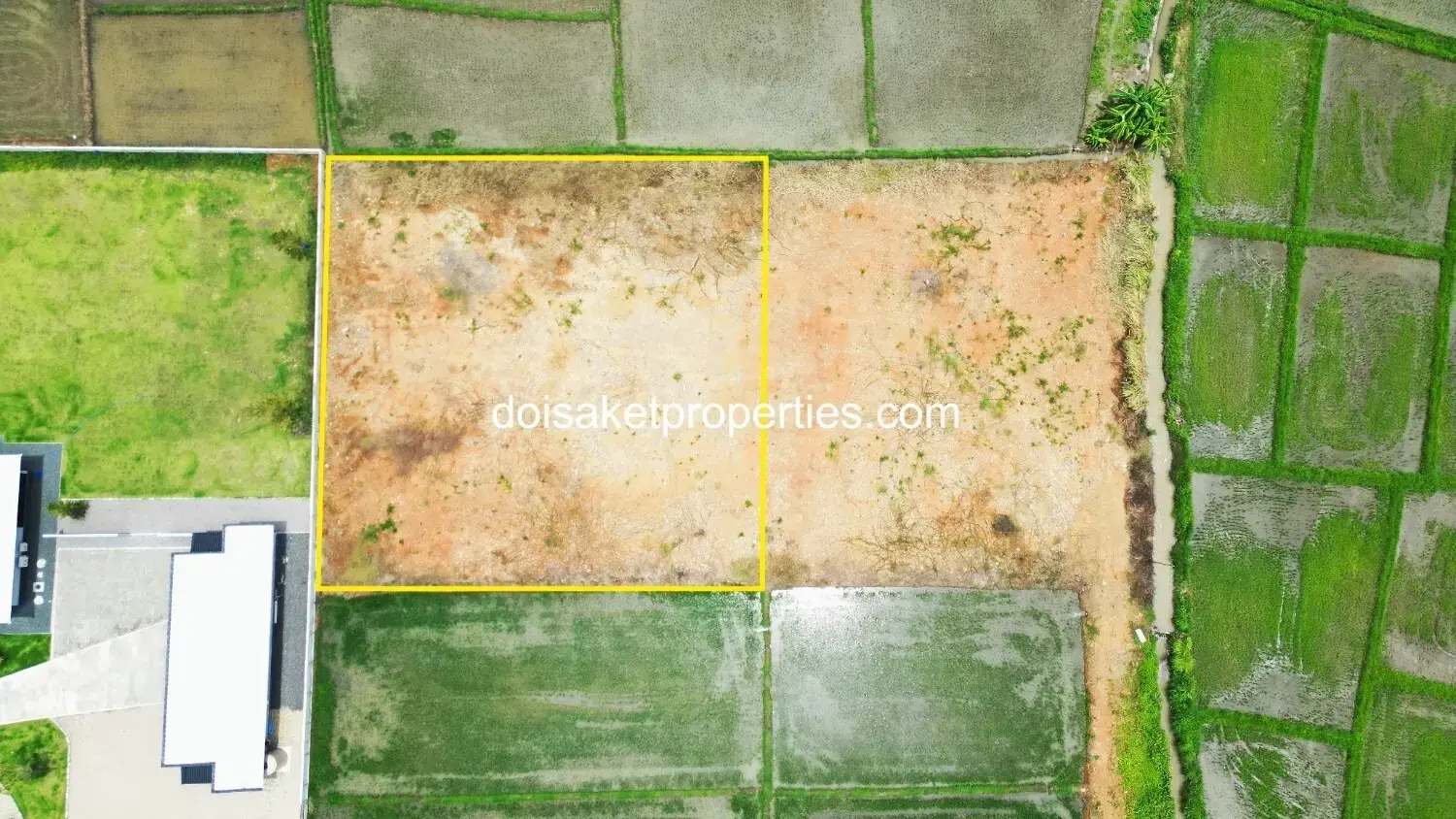 (LS411-01) 1 Rai of Land with Great Views for Sale in Pa Pong, Doi Saket, Chiang Mai