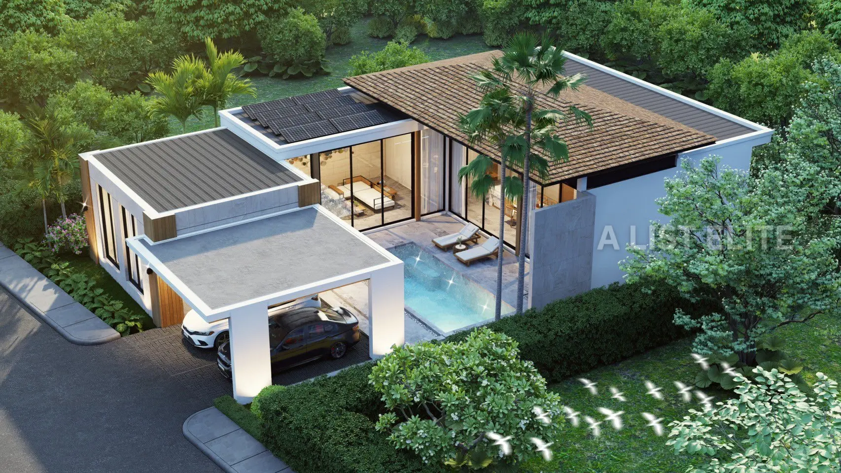 Villa de Luxe avec Piscine - Proche de la Plage de Jomtien