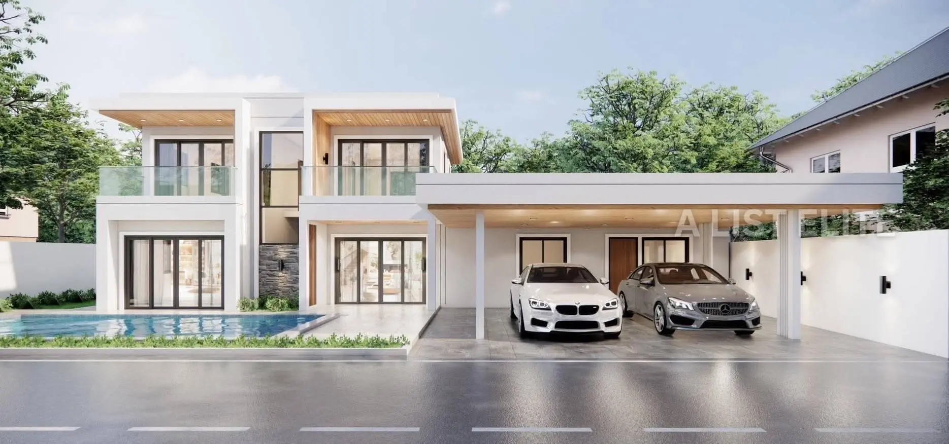 ขายบ้านเดี่ยว 2 ชั้น - เทพประสิทธิ์ 11 - บ้านรีโนเวท พร้อมสระส่วนตัว