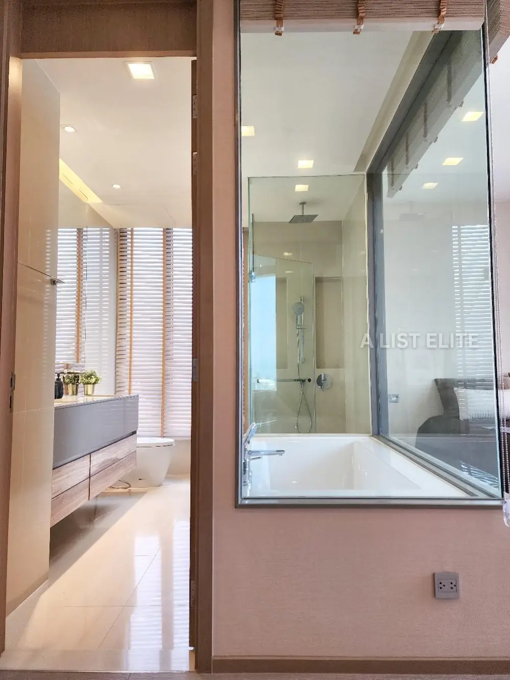 Sky-High Living: The ESSE Asoke - Exquisite 2 Bed Condo with Pool View