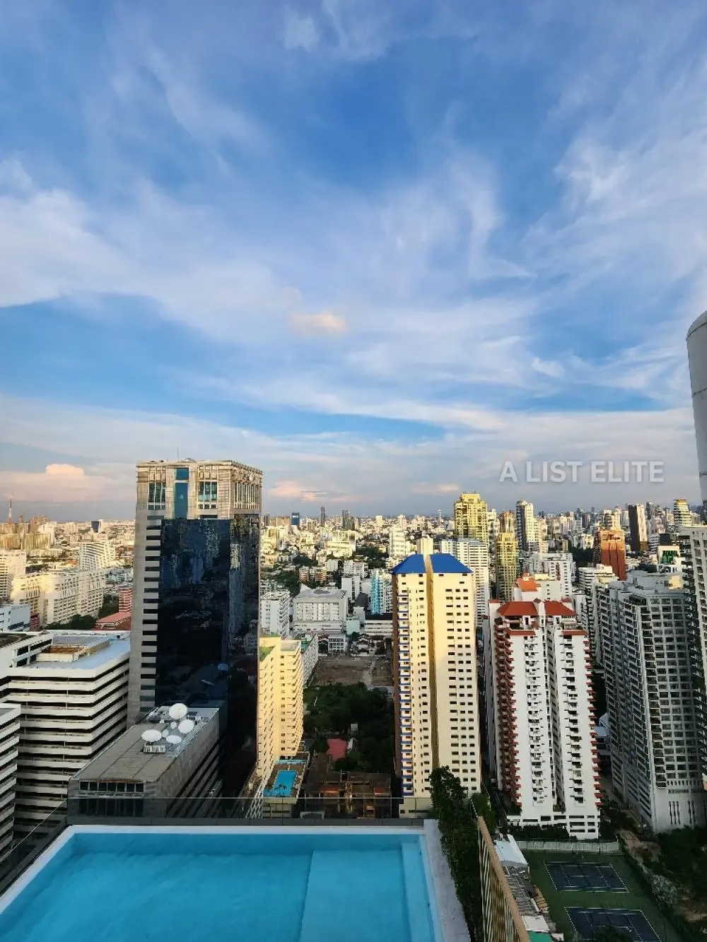 Sky-High Living: The ESSE Asoke - Exquisite 2 Bed Condo with Pool View