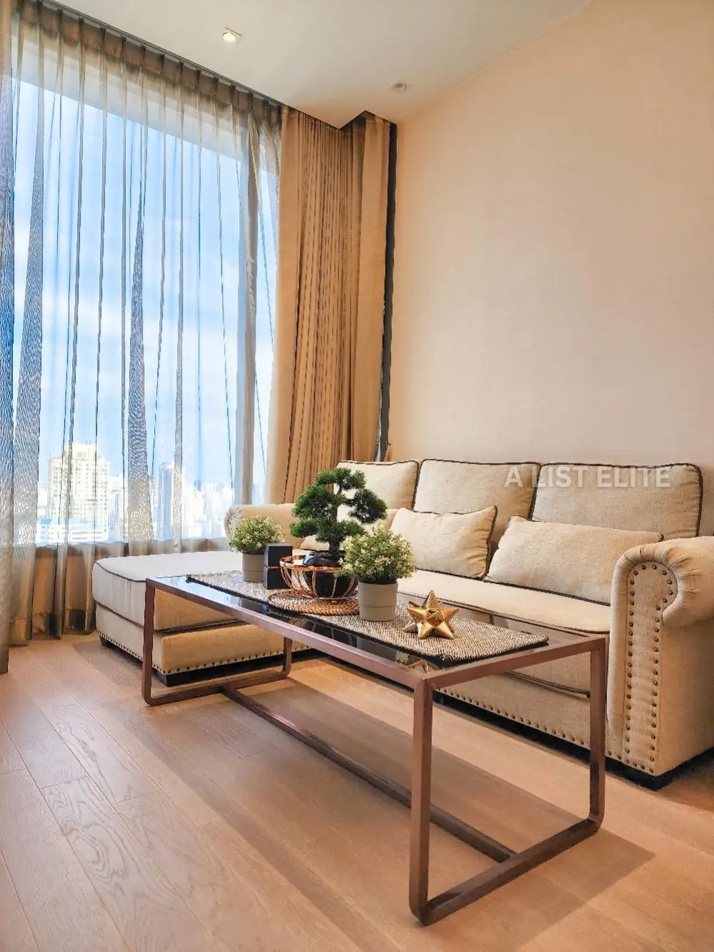 Sky-High Living: The ESSE Asoke - Exquisite 2 Bed Condo with Pool View
