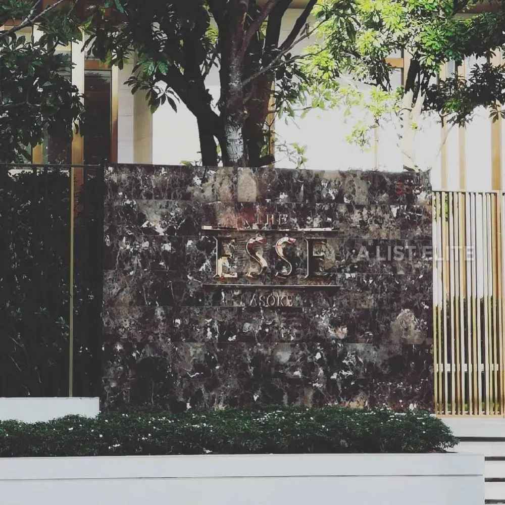 Sky-High Living: The ESSE Asoke - Exquisite 2 Bed Condo with Pool View