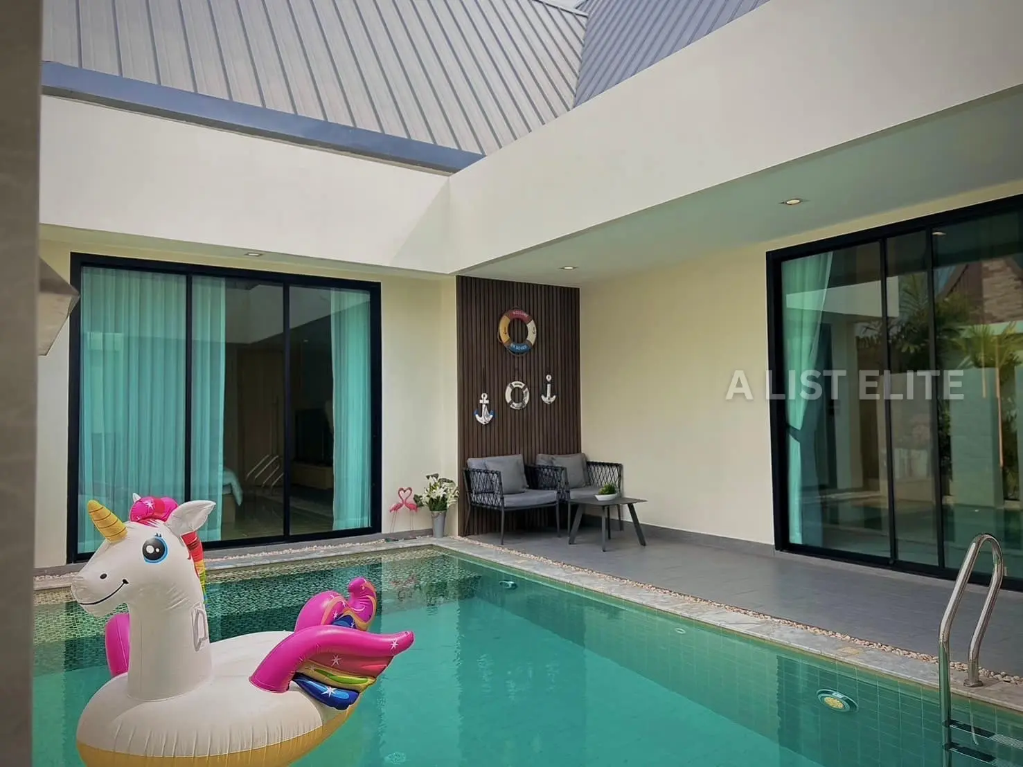 Villa avec piscine privée – Thungklom-Tanman