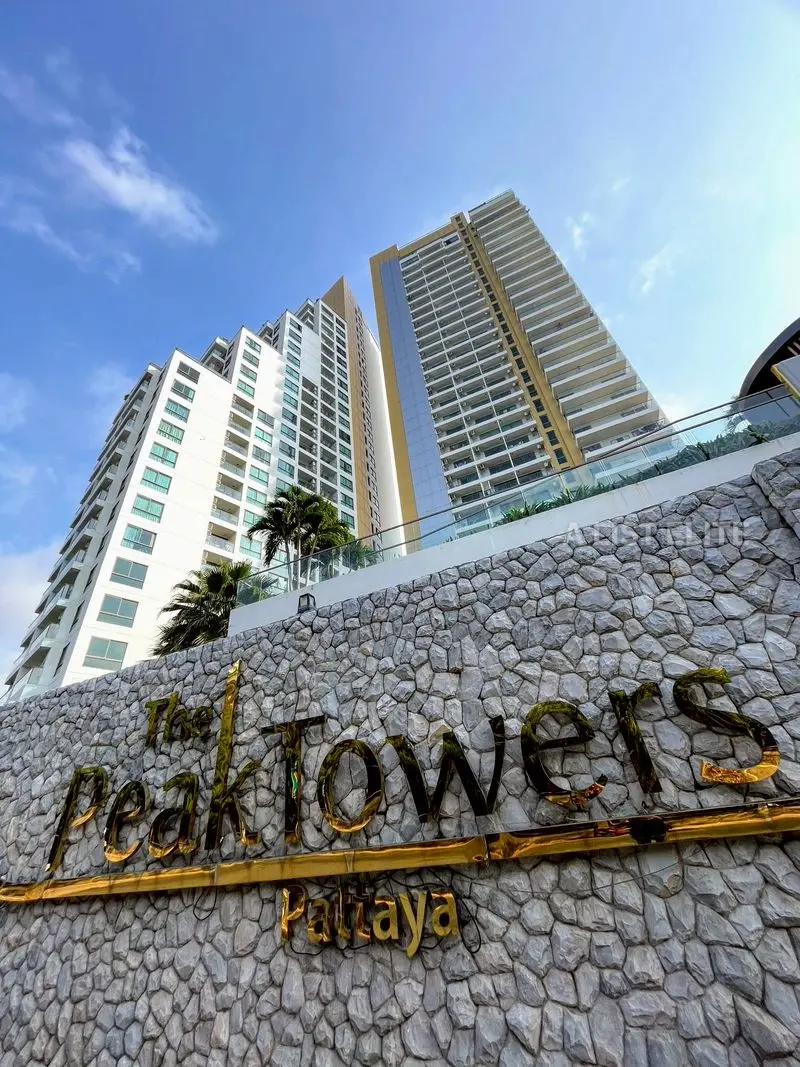 The Peak Towers – Appartement 1 chambre abordable à Pratumnak