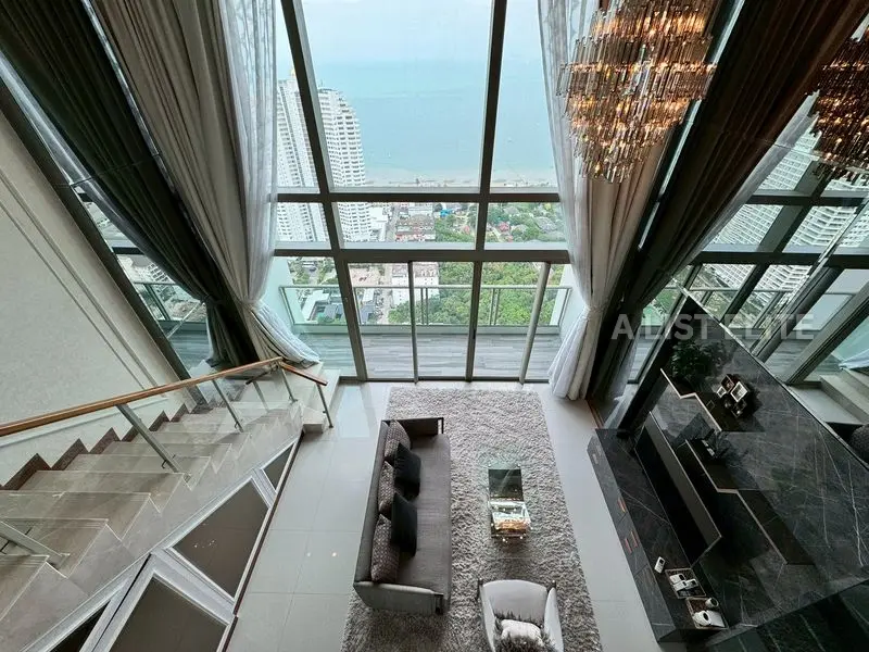 The Riviera Jomtien – Penthouse à vendre avec vue mer panoramique