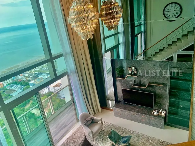 The Riviera Jomtien – Penthouse à vendre avec vue mer panoramique