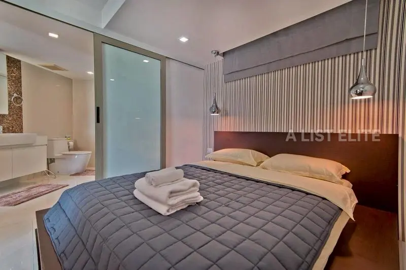 The Sanctuary Wongamat – Appartement 3 chambres avec vue jardin