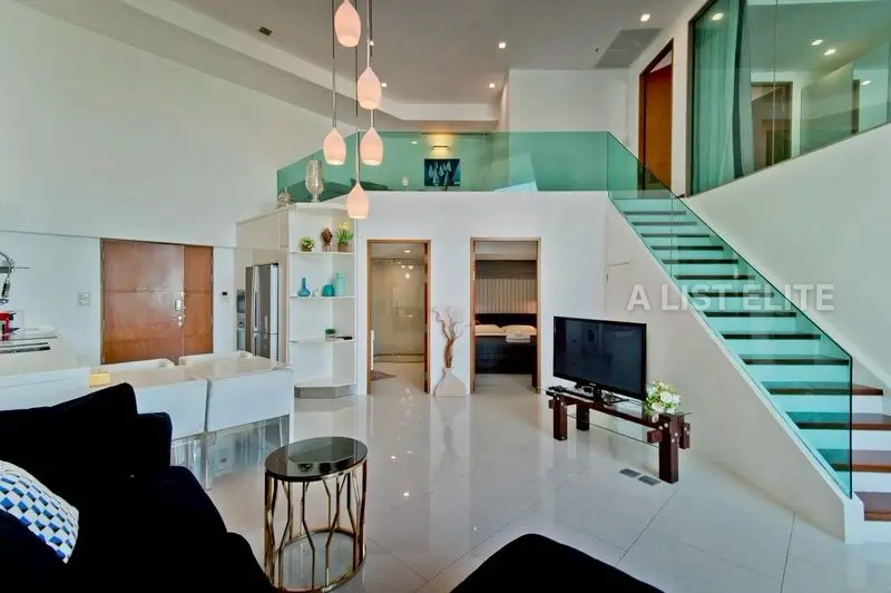 The Sanctuary Wongamat – Appartement 3 chambres avec vue jardin