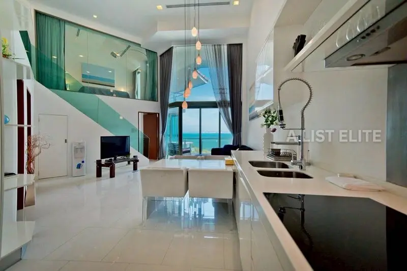 The Sanctuary Wongamat – Appartement 3 chambres avec vue jardin
