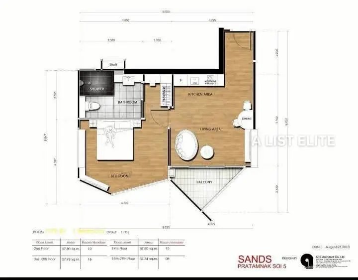 Sands Condominium – 1-Bedroom for Rent