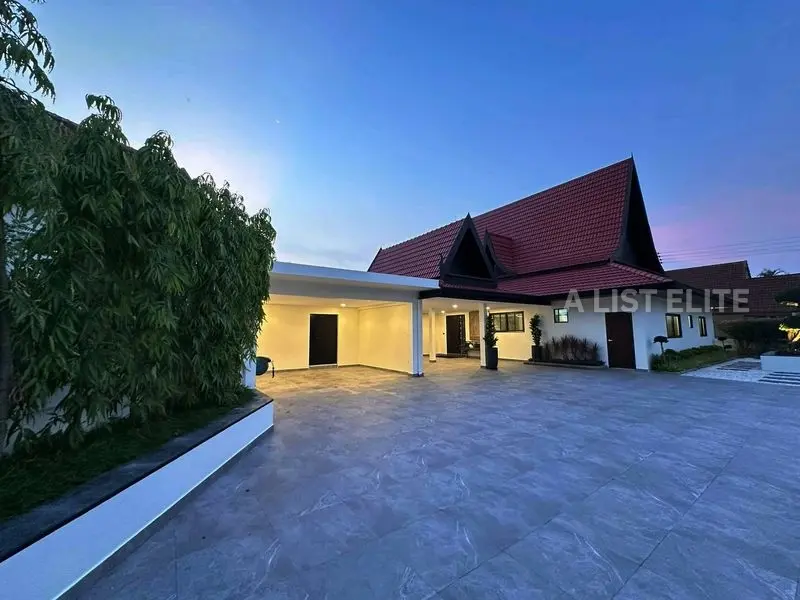 พูลวิลล่าหรู – บ้านเดี่ยว 4 ห้องนอน ใกล้อ่างมาบประชัน