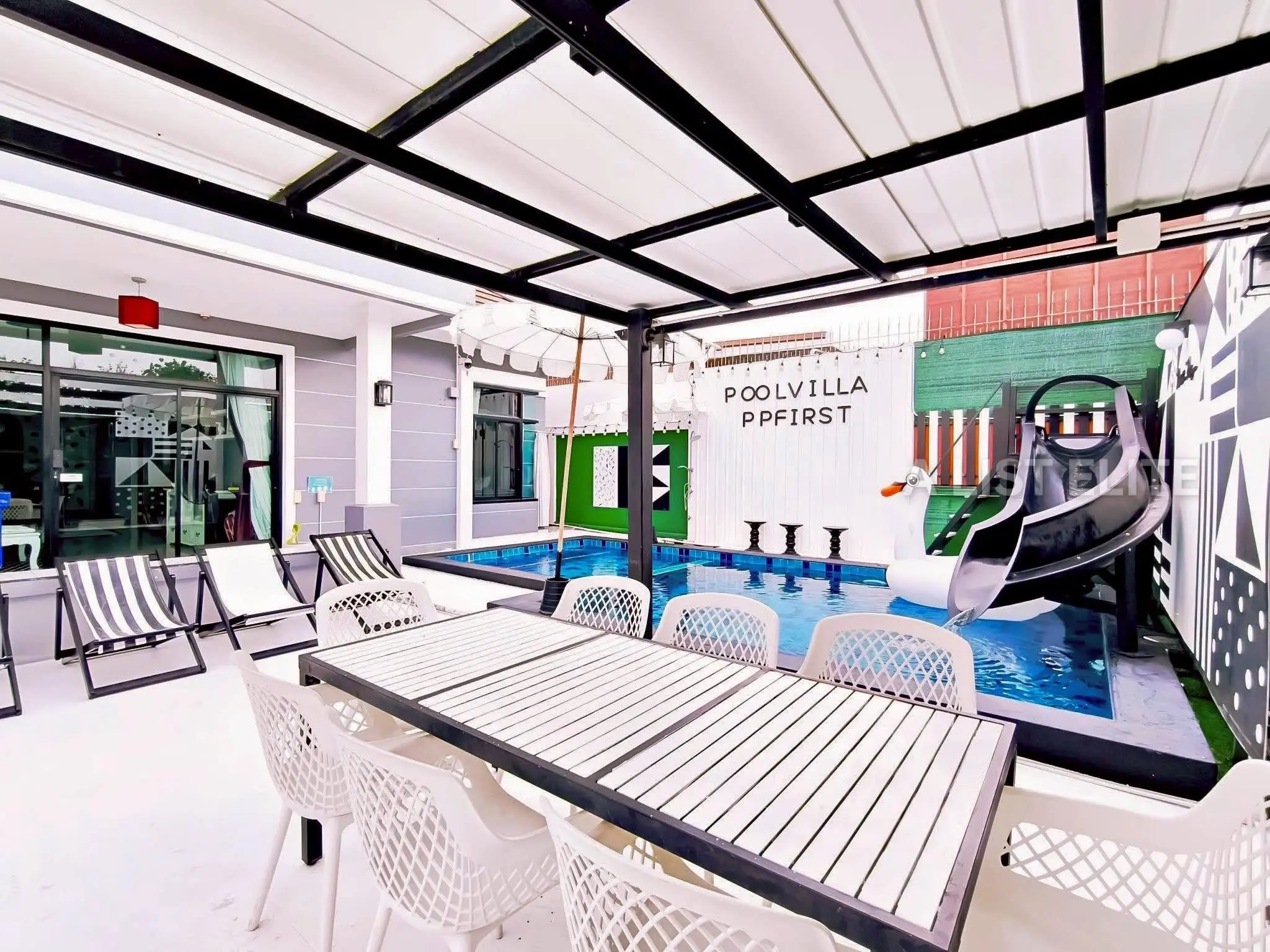 Villa avec piscine privée à Huai Yai | Prête à emménager
