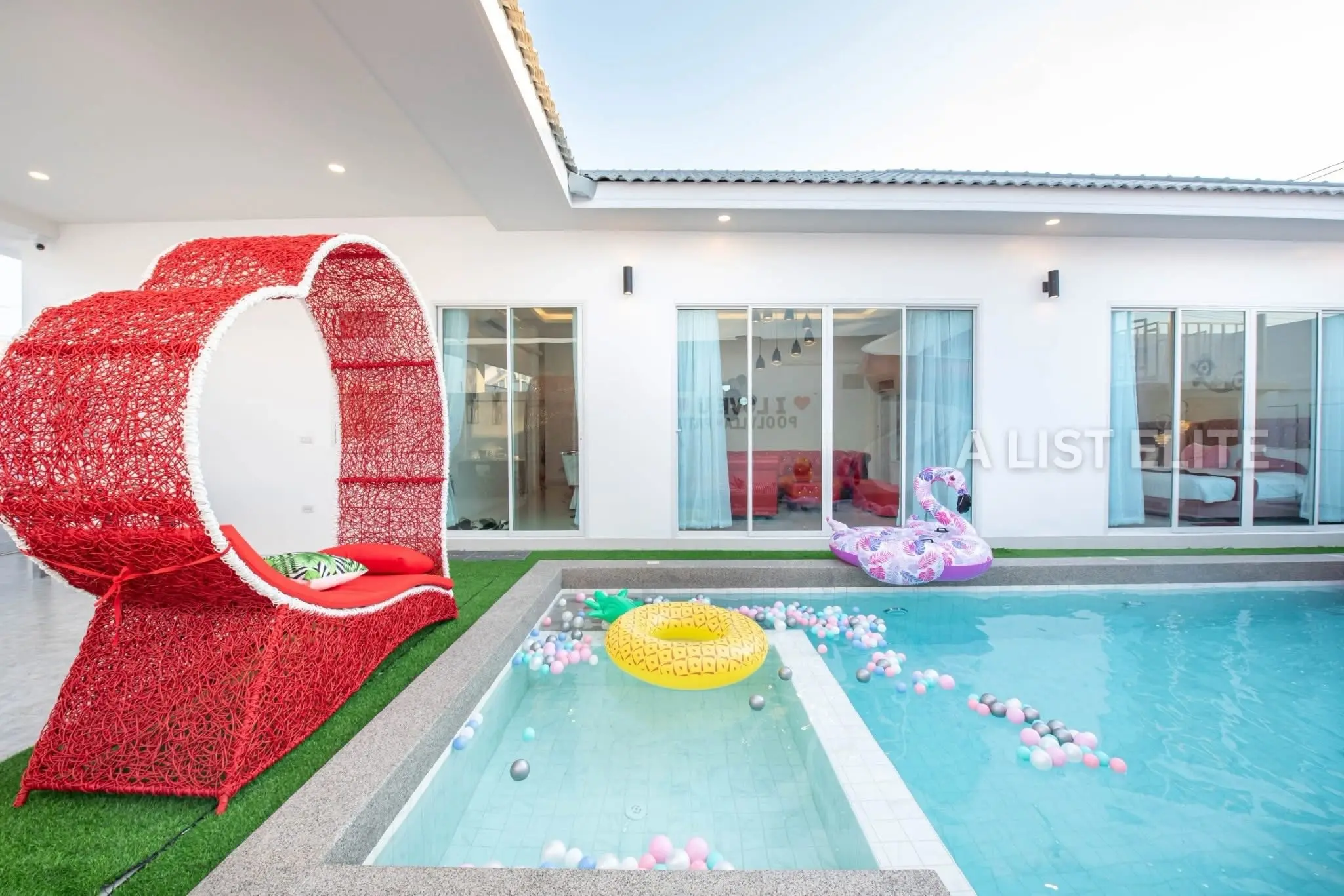 Villa avec piscine à Huai Yai | Clé en main pour location saisonnière