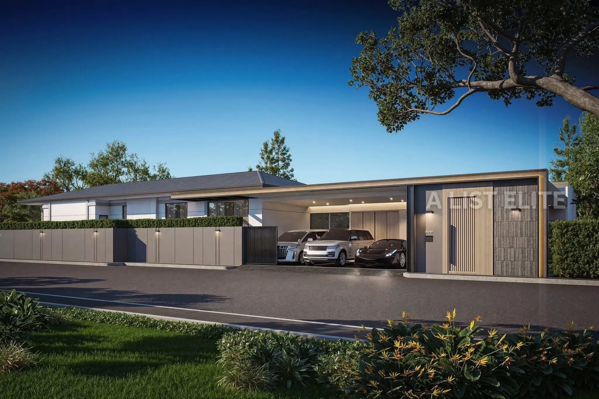 Luxury Modern Detached House in Pattaya.