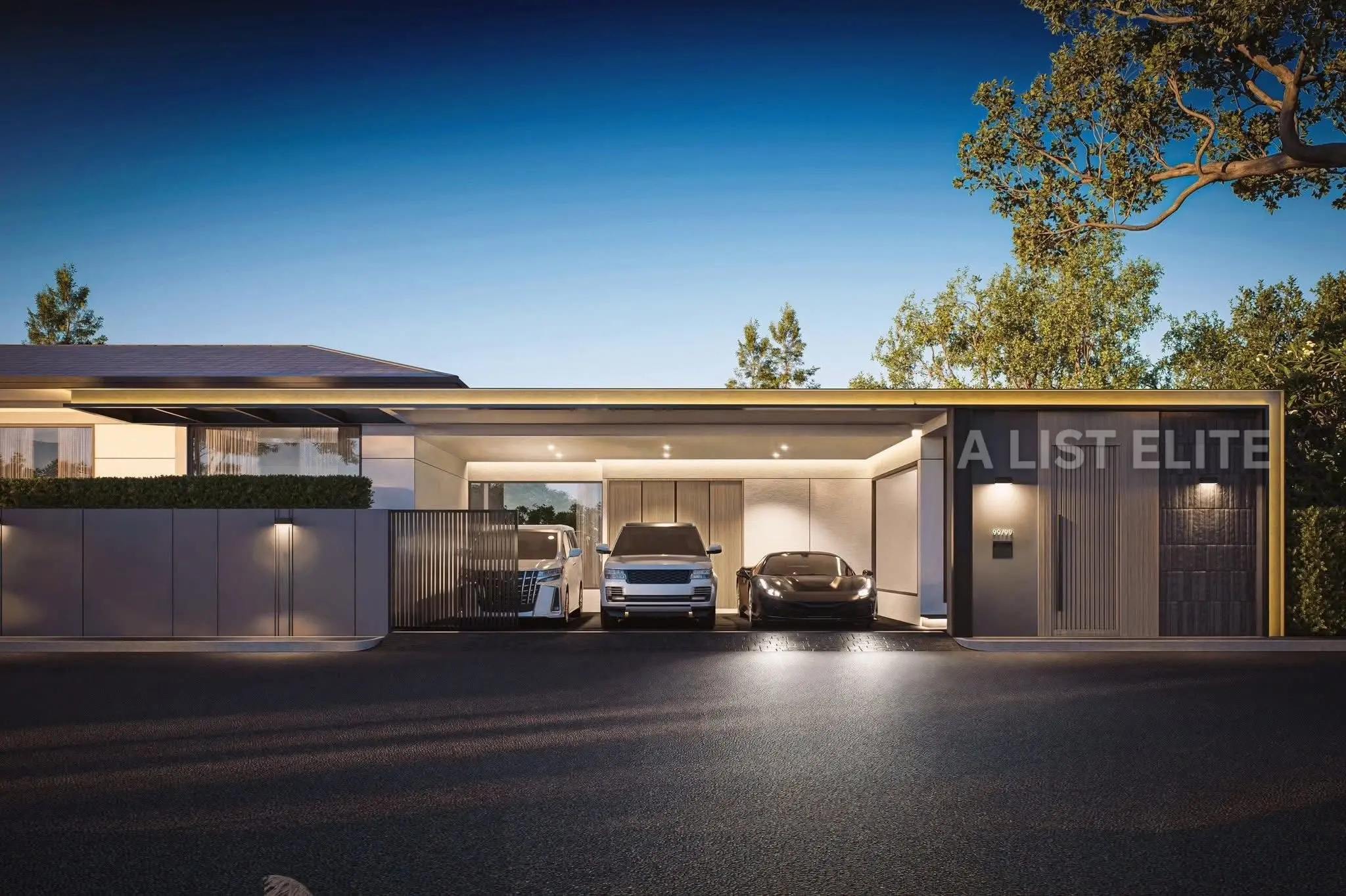 Luxury Modern Detached House in Pattaya.