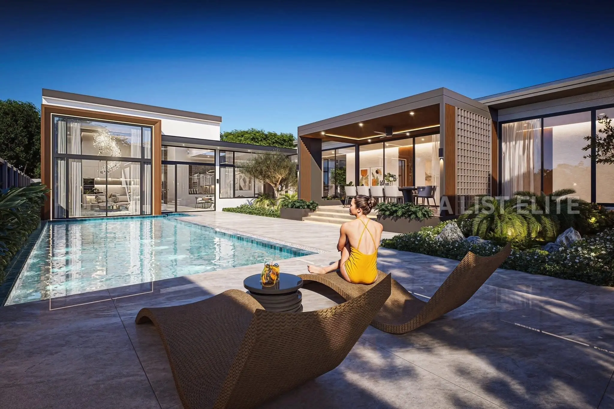 Luxury Modern Detached House in Pattaya.