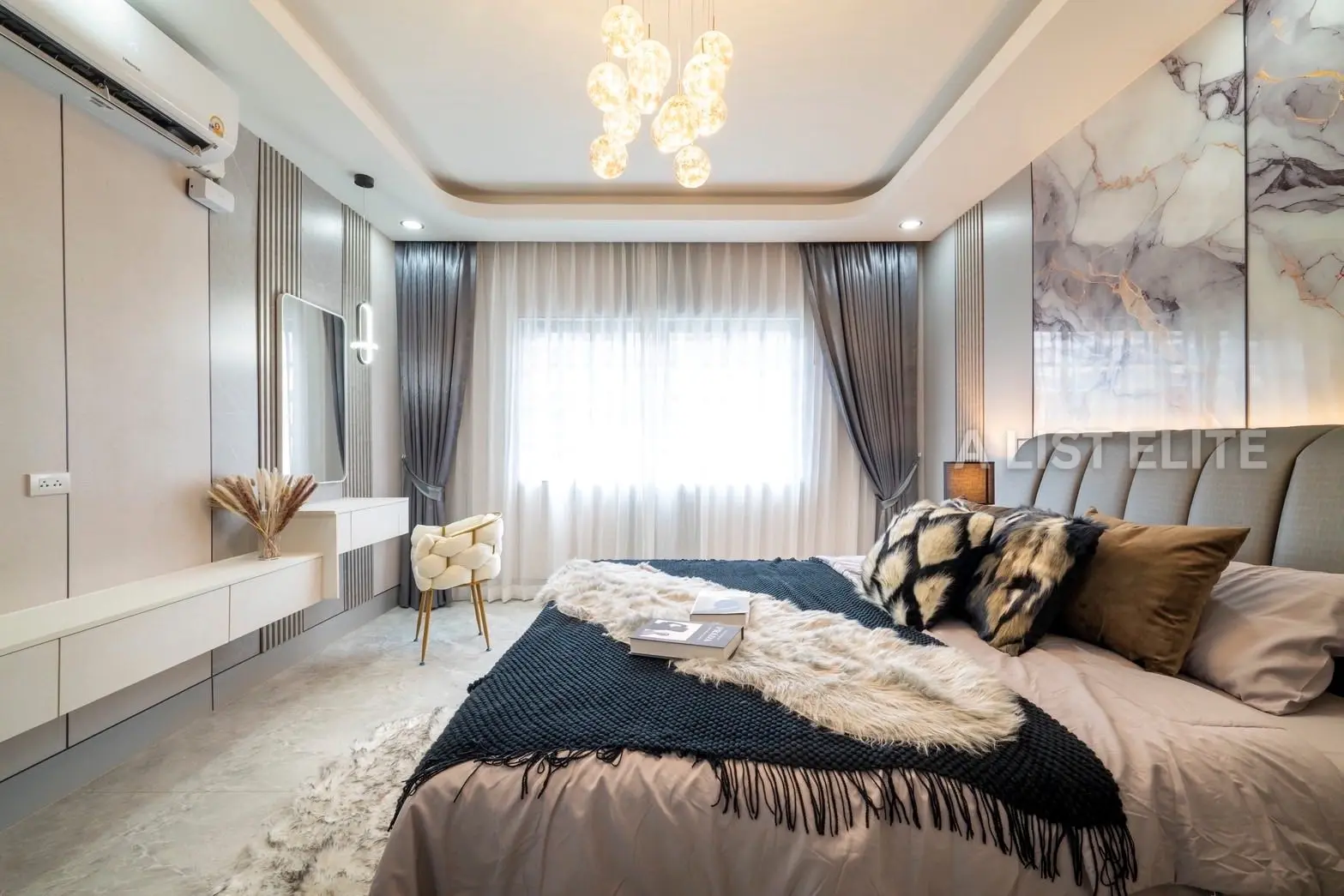 บ้านเดี่ยวชั้นเดียวสไตล์ลักชัวรี่ – เขาน้อย พัทยา