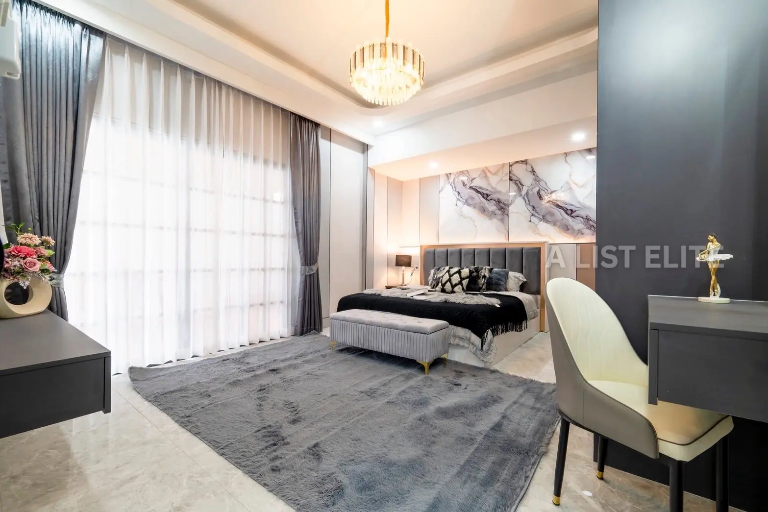 บ้านเดี่ยวชั้นเดียวสไตล์ลักชัวรี่ – เขาน้อย พัทยา