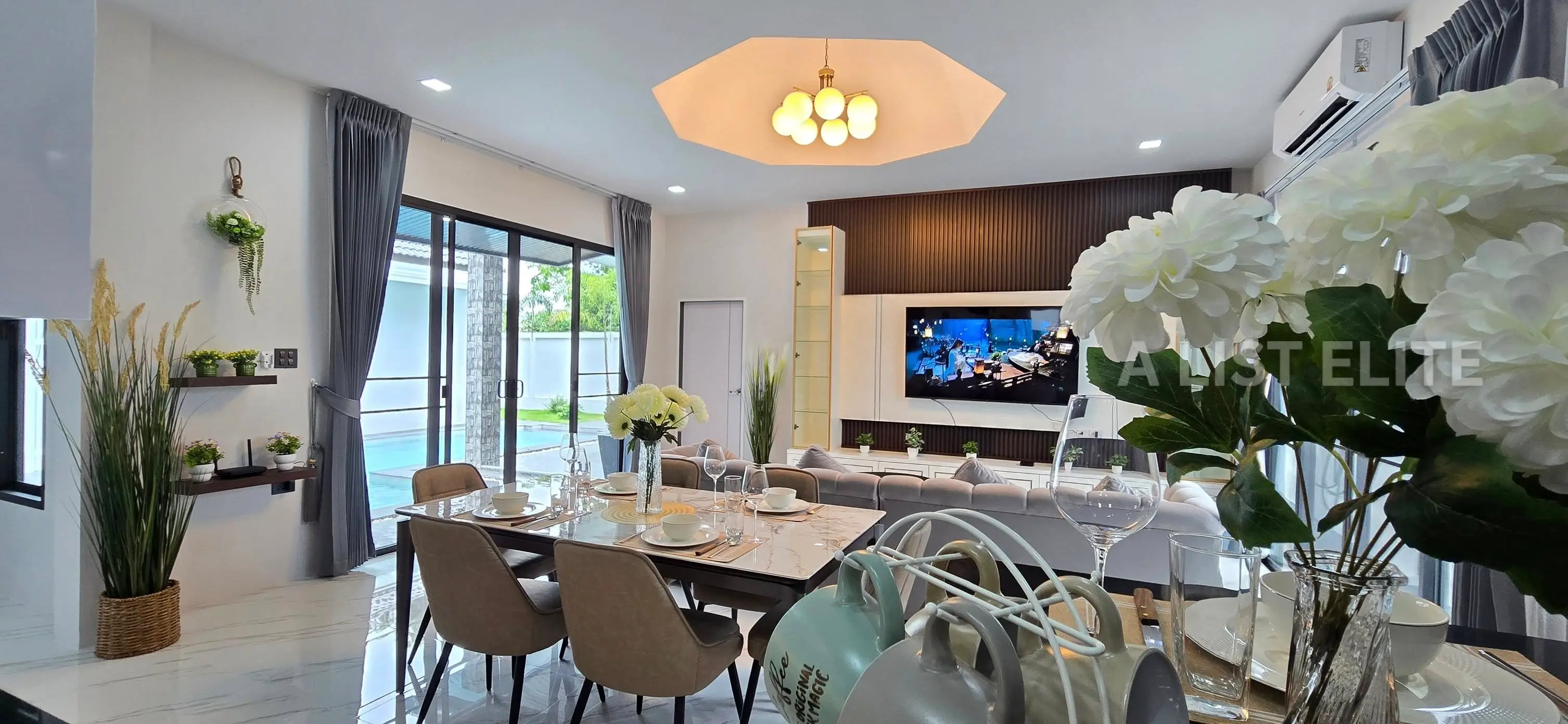 4 Bedroom 4 Bathroom Pool Villa near Mabprachan Lake, Pattaya