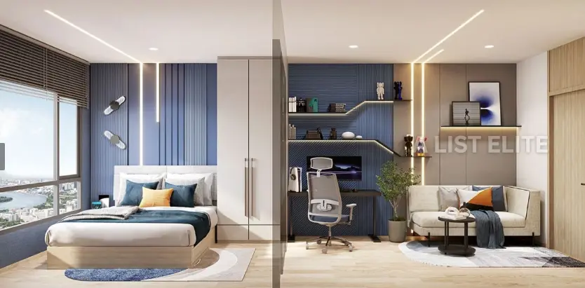 1 chambre 1 salle de bain C-Flexi Riverview - Charoen Nakhon (ELITENEW11902)