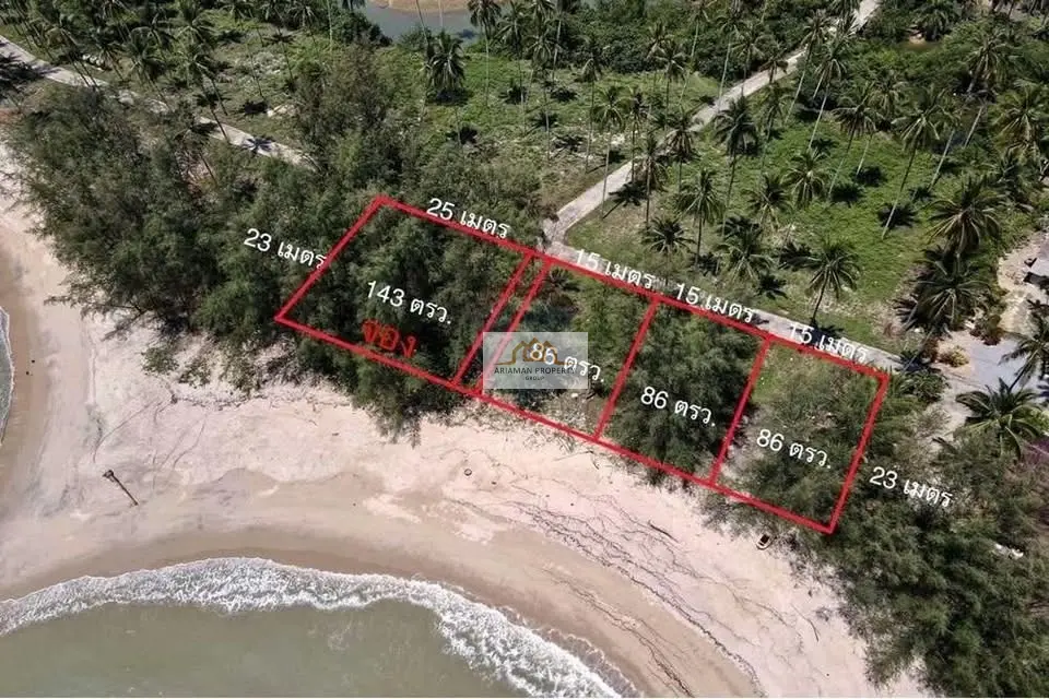 Stunning Beachfront Land in Sichon with Direct Sea Access.