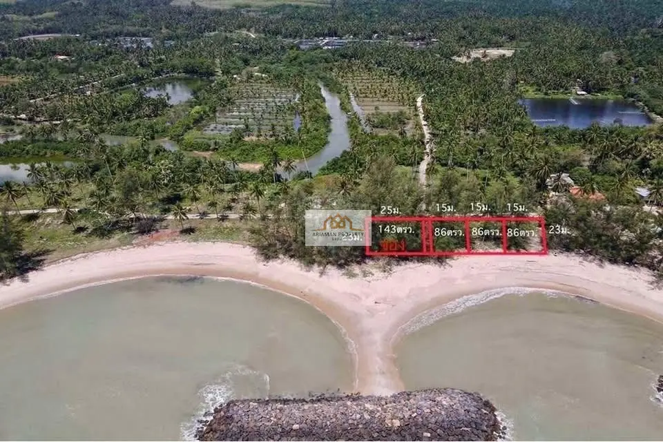 Stunning Beachfront Land in Sichon with Direct Sea Access.