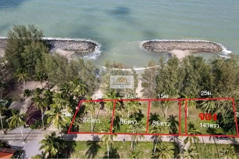 Stunning Beachfront Land in Sichon with Direct Sea Access.