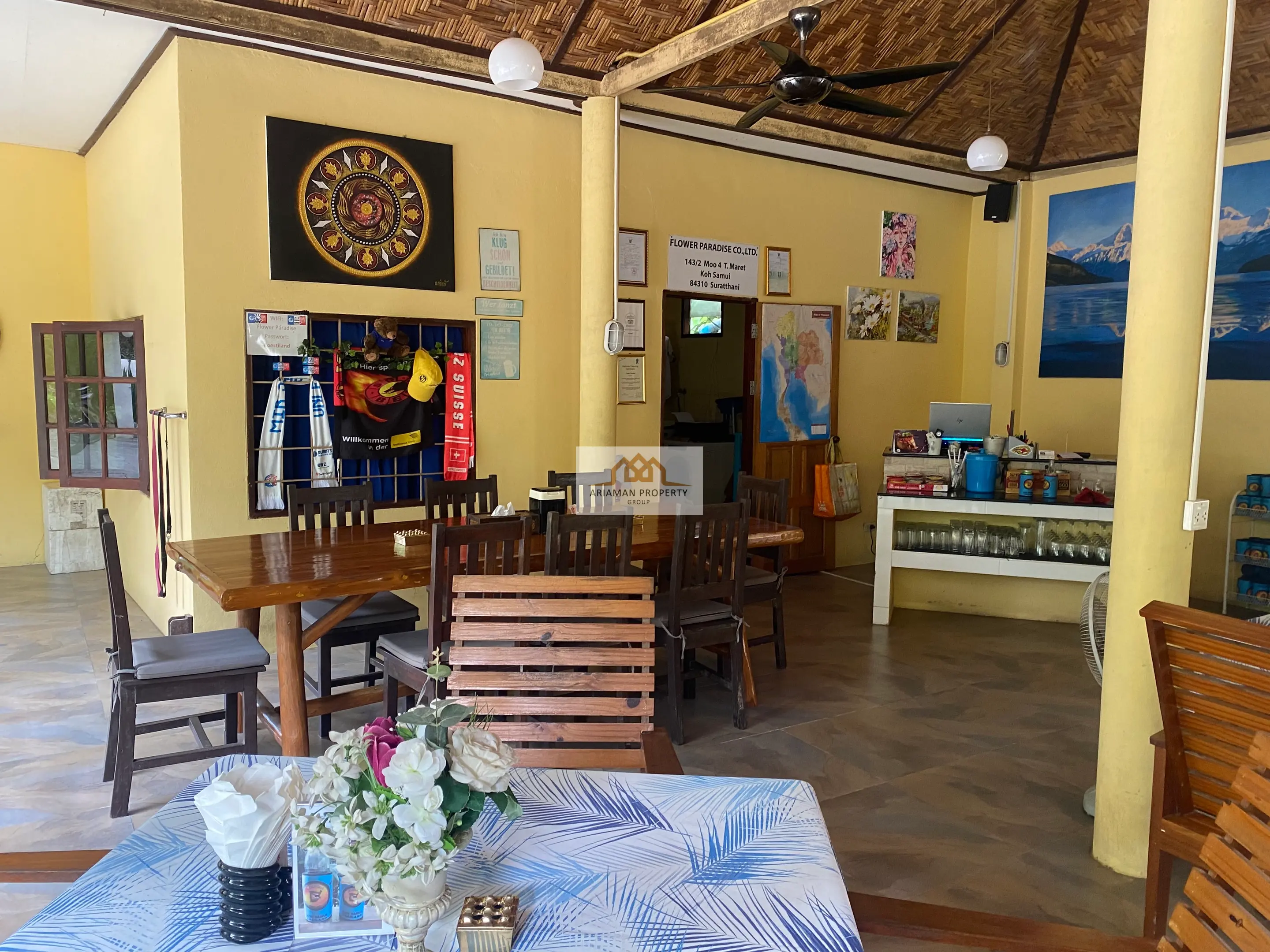 Charming 4-Bedroom Leasehold Hotel with Garden Views in Lamai, Ko Samui
