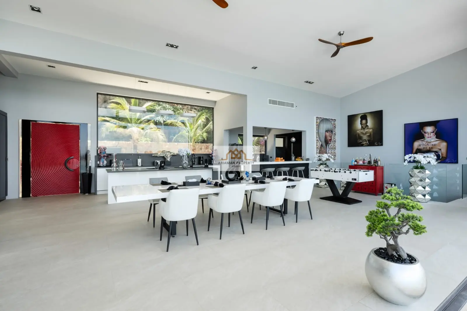 Luxurious 4-Bedroom Freehold Villa with Stunning Ocean and Mountain Views in Chaweng Noi