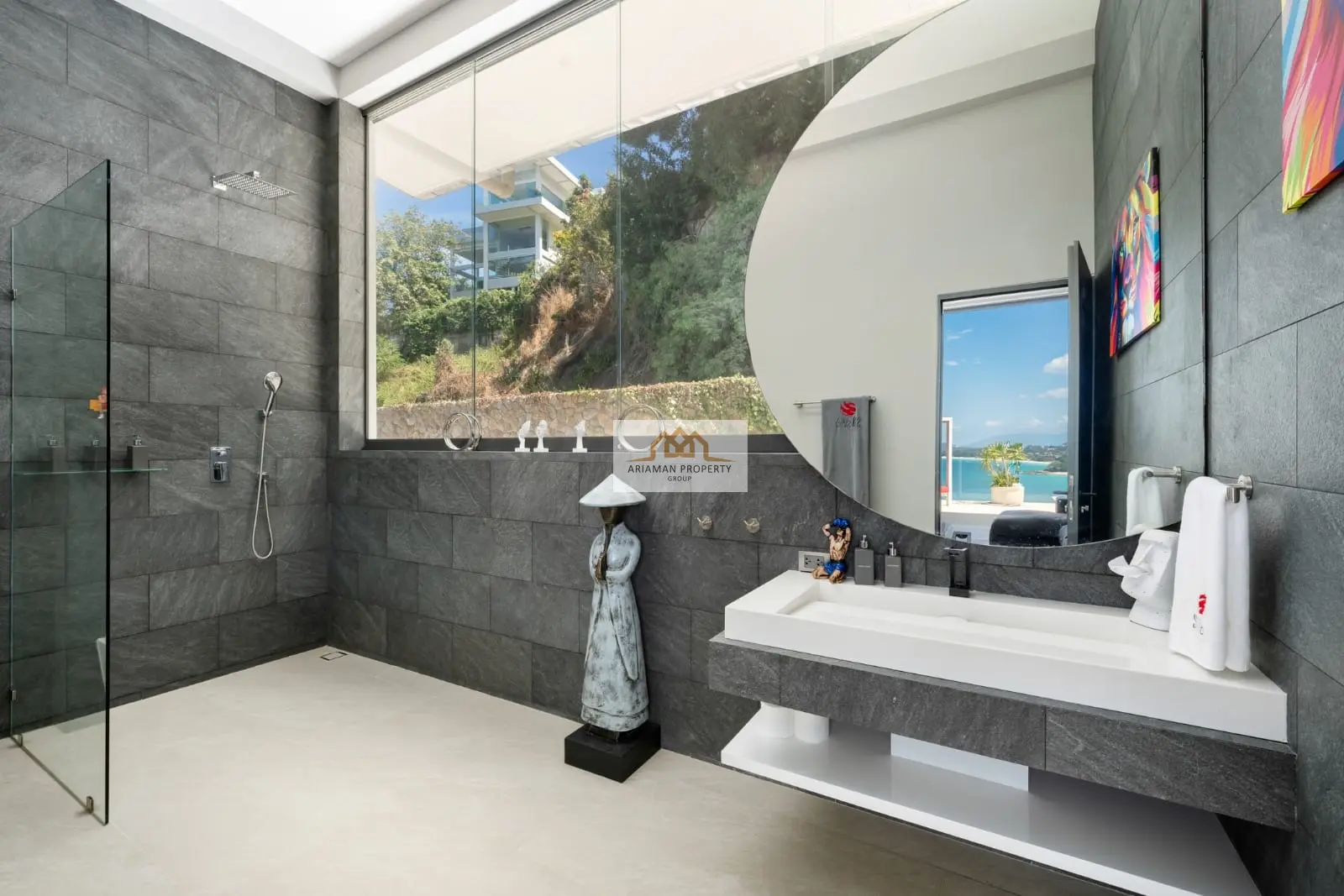 Luxurious 4-Bedroom Freehold Villa with Stunning Ocean and Mountain Views in Chaweng Noi