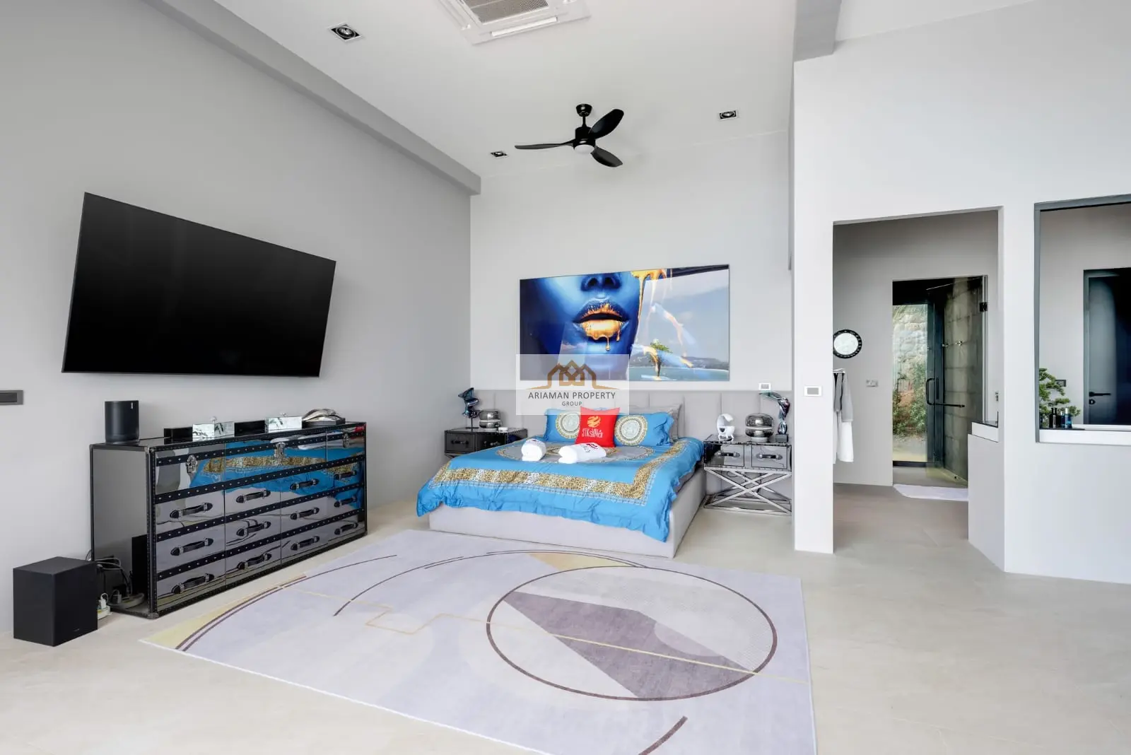 Luxurious 4-Bedroom Freehold Villa with Stunning Ocean and Mountain Views in Chaweng Noi