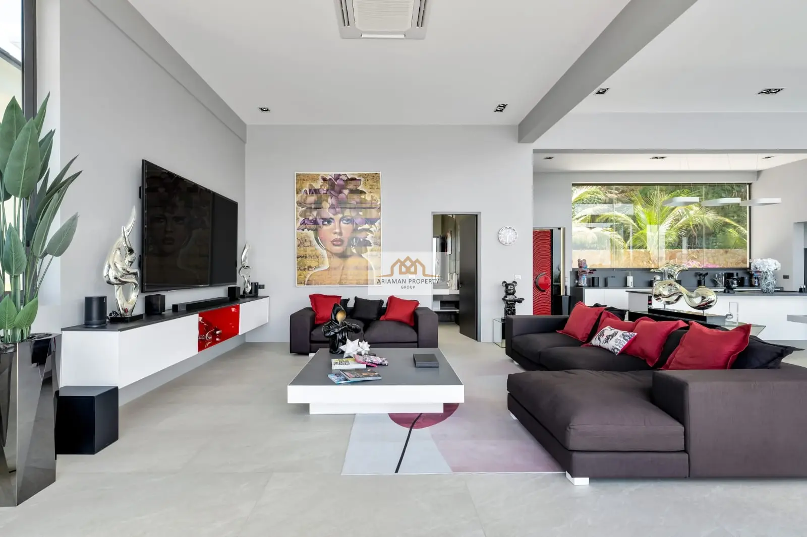 Luxurious 4-Bedroom Freehold Villa with Stunning Ocean and Mountain Views in Chaweng Noi
