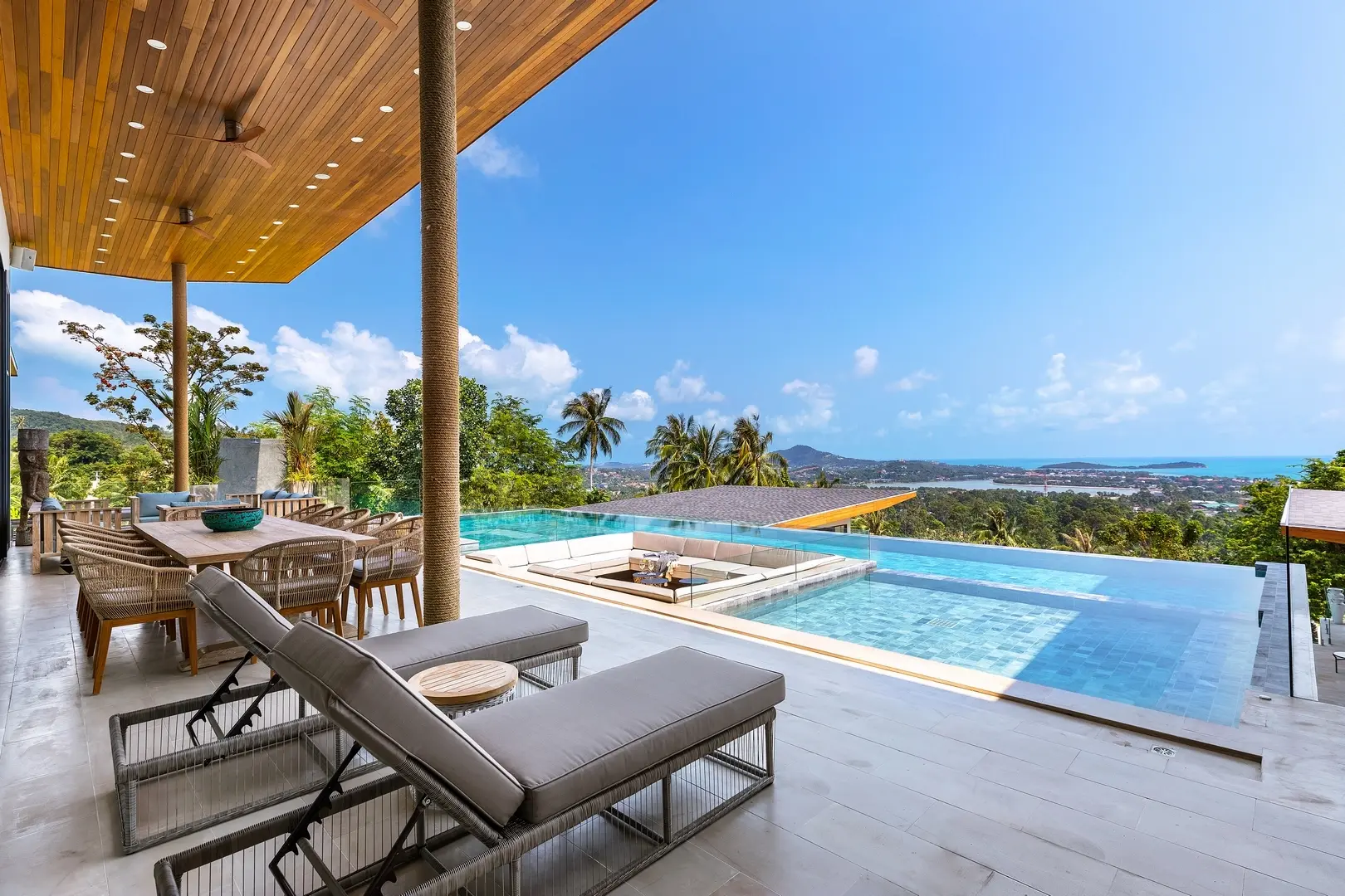 Ultra Luxury Modern Oceanview 6 Bedroom 6 Bathroom In Bophut 