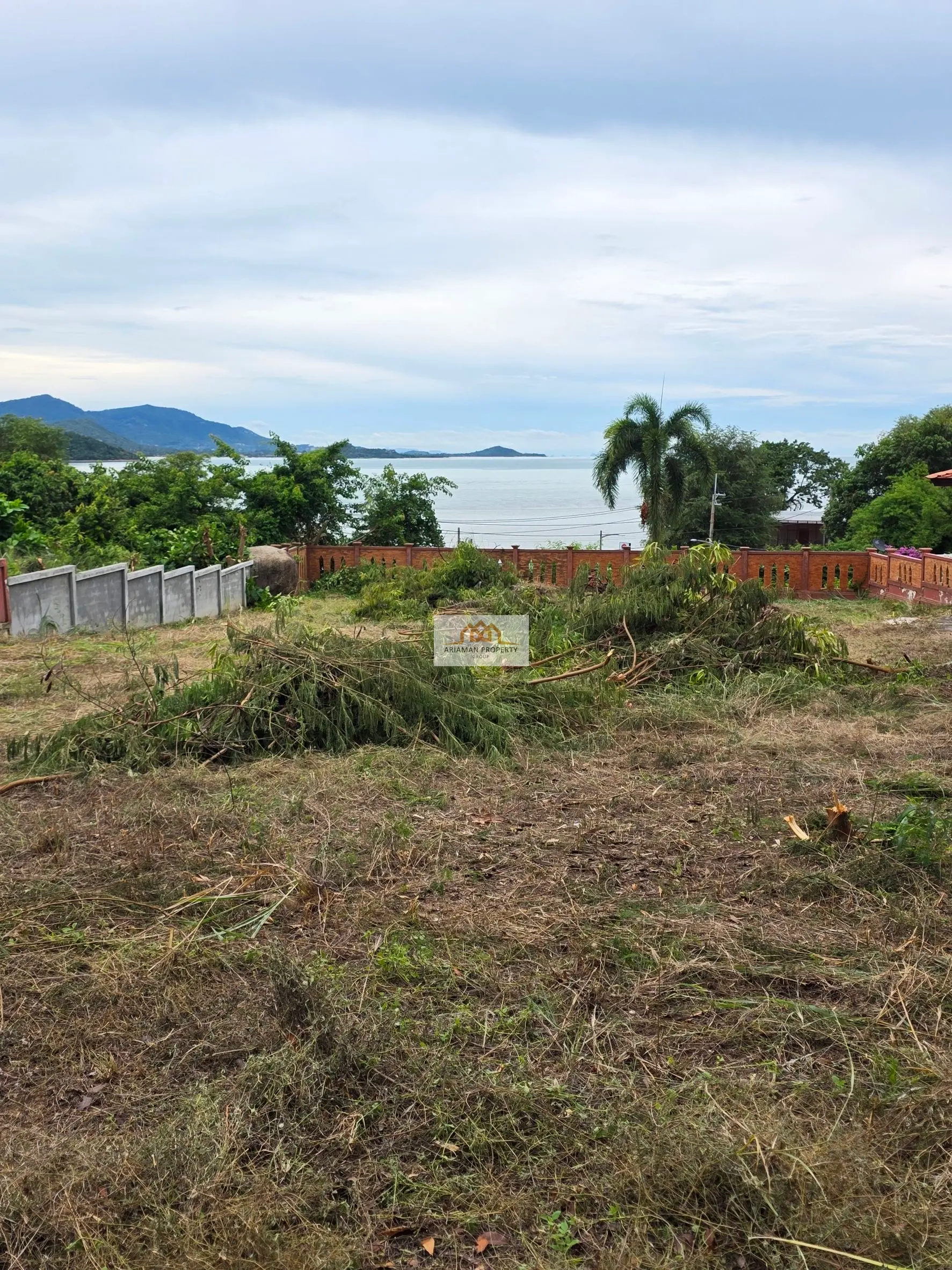 1100 SQM Land with Sea and Island Views in Plai Laem 