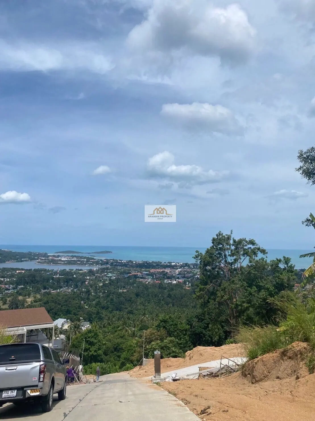Elevated single Land Plots with Stunning Ocean Views in Chaweng Hill, Ko Samui