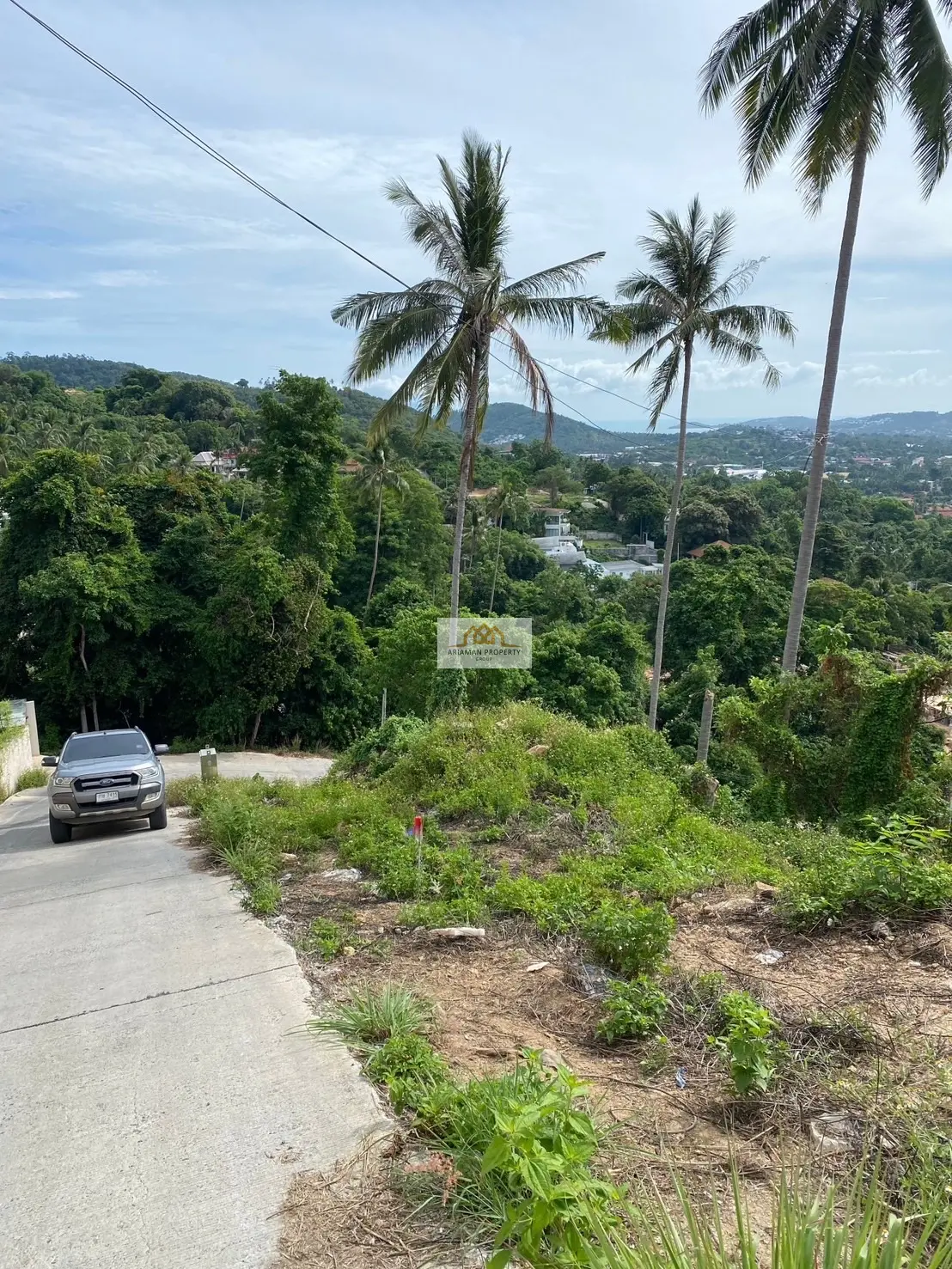 Elevated single Land Plots with Stunning Ocean Views in Chaweng Hill, Ko Samui