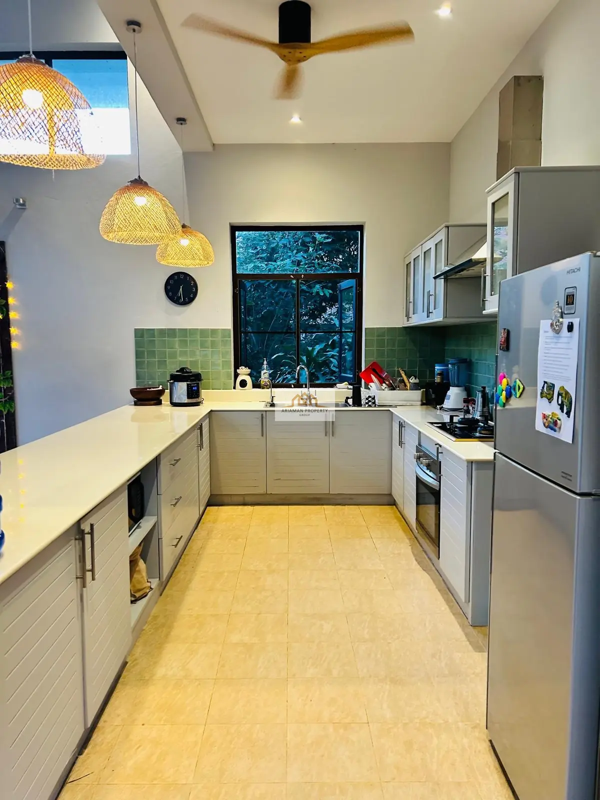 Spacious 4-Bedroom Villa with Curved Pool and Mountain Views in Bantai