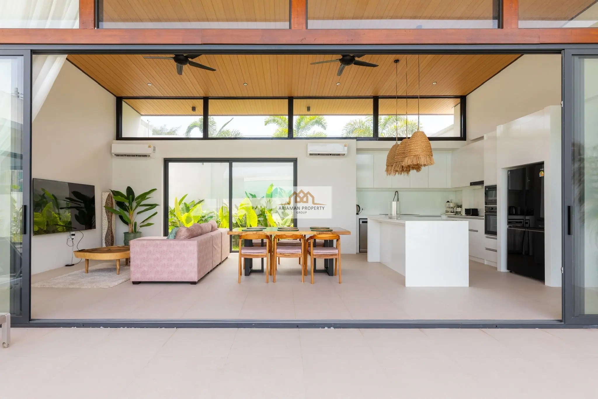 Spacious 3-Bedroom Villa with Private Pool and Modern Open Living in BoPhut