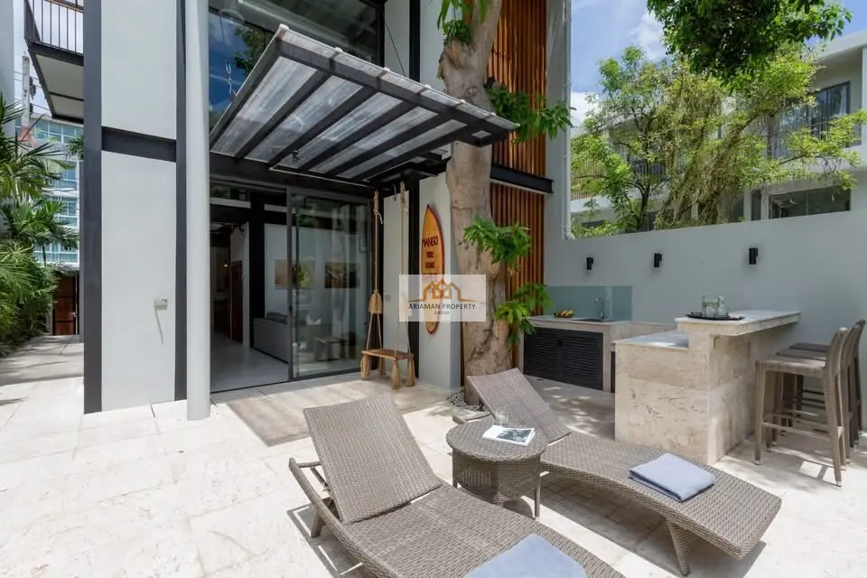 Contemporary Open-Plan Villa with Natural Light and Industrial Chic in Fishermans Village, BoPhut, Ko Samui