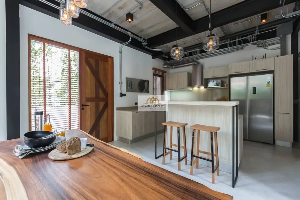 Contemporary Open-Plan Villa with Natural Light and Industrial Chic in Fishermans Village, BoPhut, Ko Samui